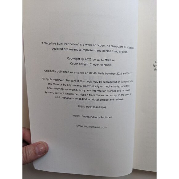 Lot of 3 WC McClure Books - Perihelion, Orbital Decay / Sapphire Sun, Onyx: 05 - Picture 16 of 16